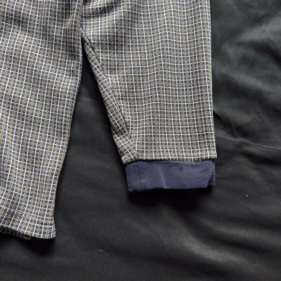 Vintage J. Riggings Sweater Vest Adult Extra Large Green Beige Argyle 90s Mens - Picture 4 of 7